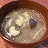 ナスとミョウガのみそ汁