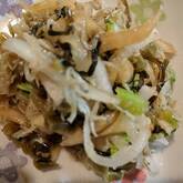 チリメンの甘酢和え