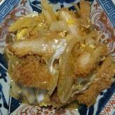 トンカツ卵とじ