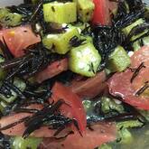 オクラとヒジキのサラダ