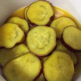 サツマイモのオレンジ煮