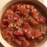 トマトとバジルのマリネ