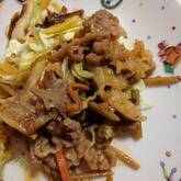 牛肉入りゴボウの食物繊維たっぷりきんぴら