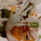 ワカメと大根の梅サラダ