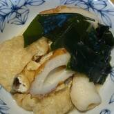 高野豆腐とちくわの含め煮