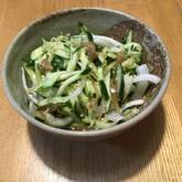 キュウリとザーサイの和えもの