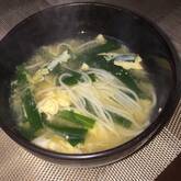 素麺入りかきたま汁