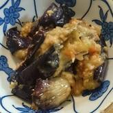 揚げナスのトロミ肉みそがけ