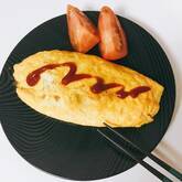 たっぷり玉ネギのオムレツ