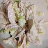 ゆで鶏のサラダ仕立て