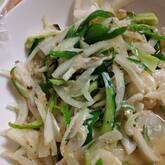 パリパリ大根のサラダ