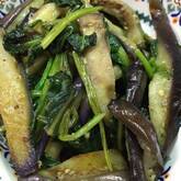 ホウレン草のガーリック炒め