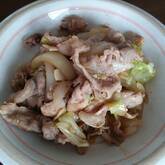 豚肉とキャベツのピリ辛炒め