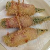 オクラベーコンフライ