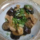 ナス鶏丼