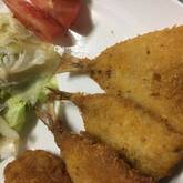 アジのフライ・梅肉ソース