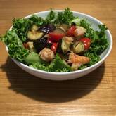 ナスとエビのサラダ