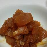 マグロの赤ワイン漬け