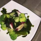 タコとワカメの酢の物