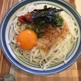 暑い日に！冷やし月見とろろうどん