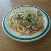 甘塩鮭のスパゲティ