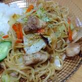 簡単！　袋で塩焼きそば