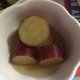 サツマイモのハチミツレモン煮