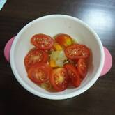 トマトとジャコの冷やし中華