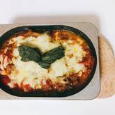 ざく切りトマトのジューシーグラタン