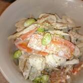 ゆでゴボウのマヨサラダ