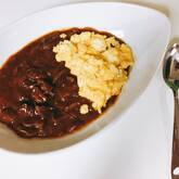 卵のせハヤシライス