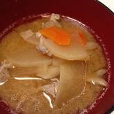 たっぷり野菜のおみそ汁