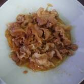 豚バラのショウガ焼き