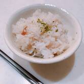 梅とシラスの混ぜご飯