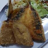 アジのフライ・梅肉ソース