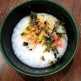 高菜とひき肉のお粥