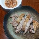 鶏もも肉の塩焼き