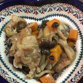 鶏と大豆の煮物