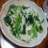 小松菜とエノキのナムル