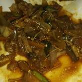 豚肉と白ネギの中華炒め