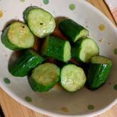 キュウリの旨みしょうゆ漬け