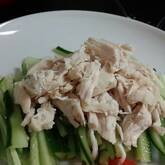 10分でサラダ！きゅうりと鶏ささみのバンバンジー by吉田 朋美さん