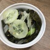 キュウリとワカメの酢の物