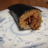 ゴマ油香る！キムチチーズの韓国風のり巻き（キンパ）