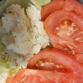 緑のマッシュポテト