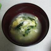 卵入り白みそ汁