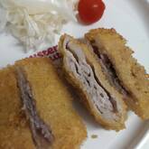 豚肉の重ねカツ