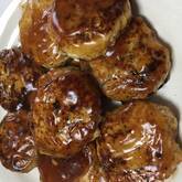 家庭的なハンバーグ 鶏のつくねをジューシーに