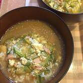 キュウリとツナの冷や汁