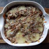 ナスのミートグラタン